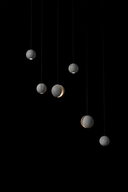 Moon Concrete Houselight Pendant Lamp