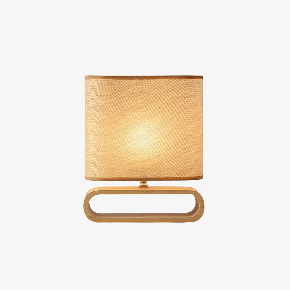 Moti Wood Side table lamp Table Lamp