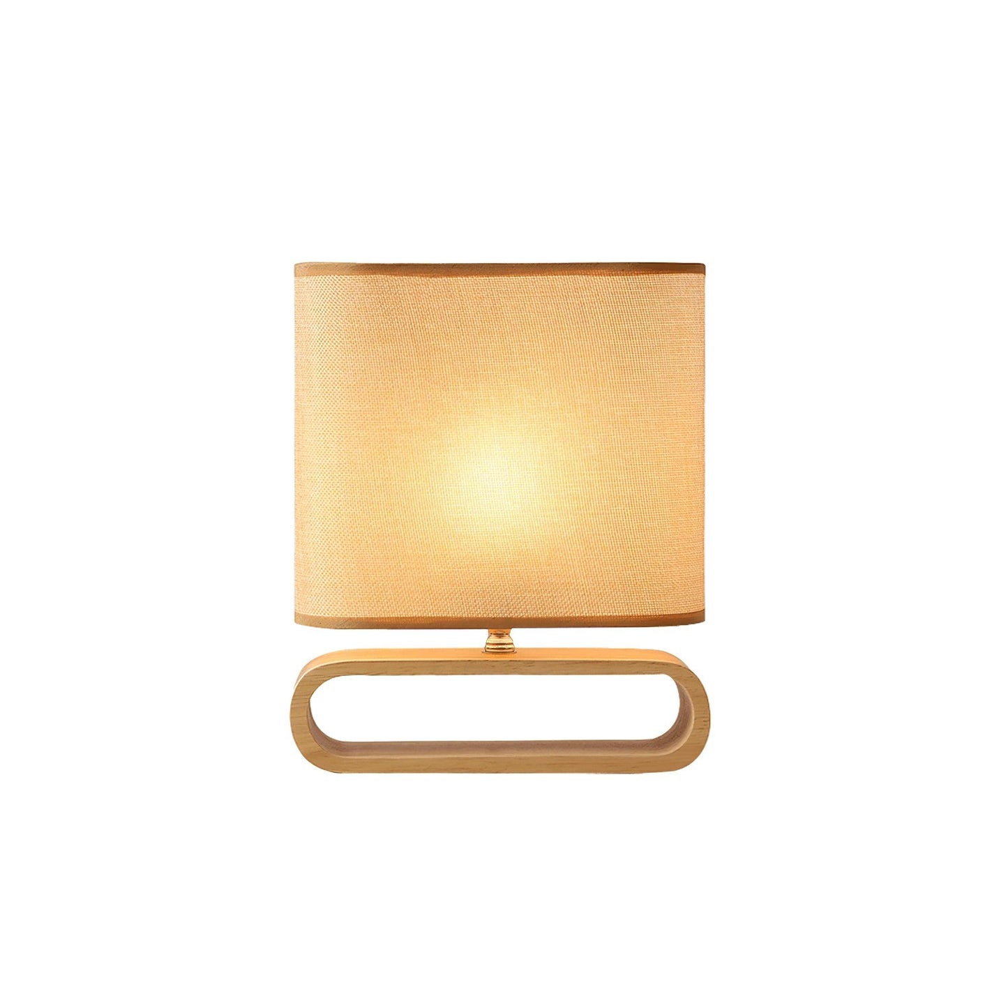 Moti Wood Side table lamp Table Lamp