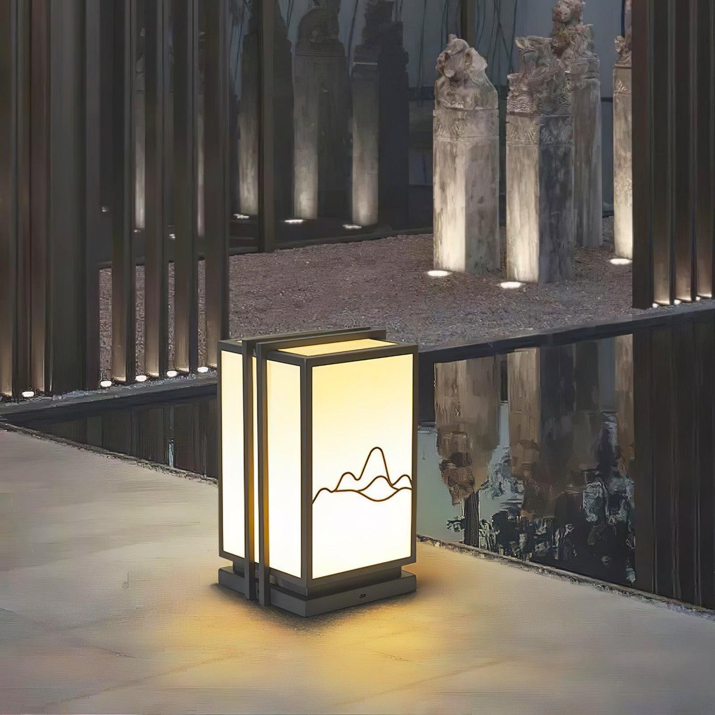 Mountain Exterior lamp Outdoor Post Light