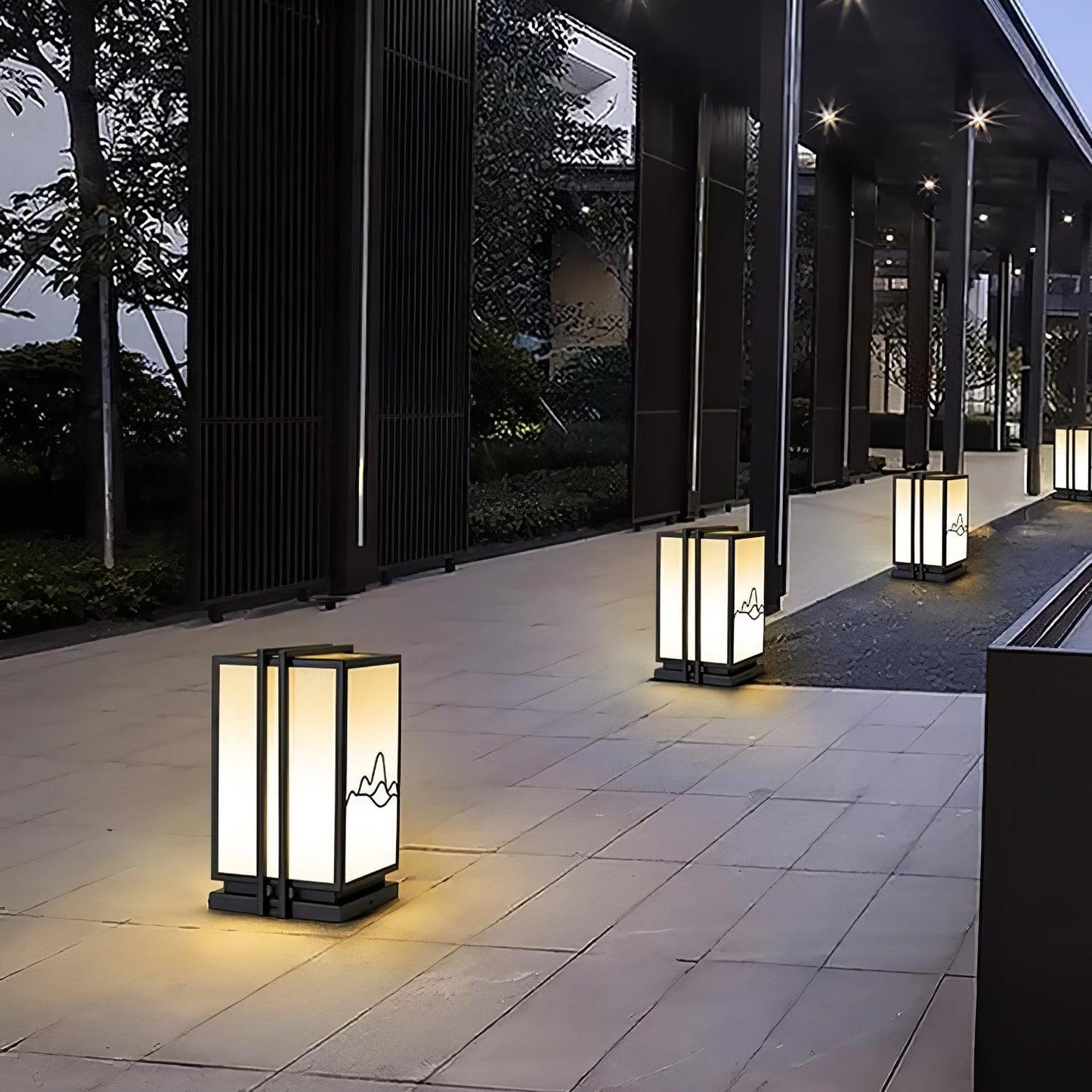 Mountain Exterior lamp Outdoor Post Light