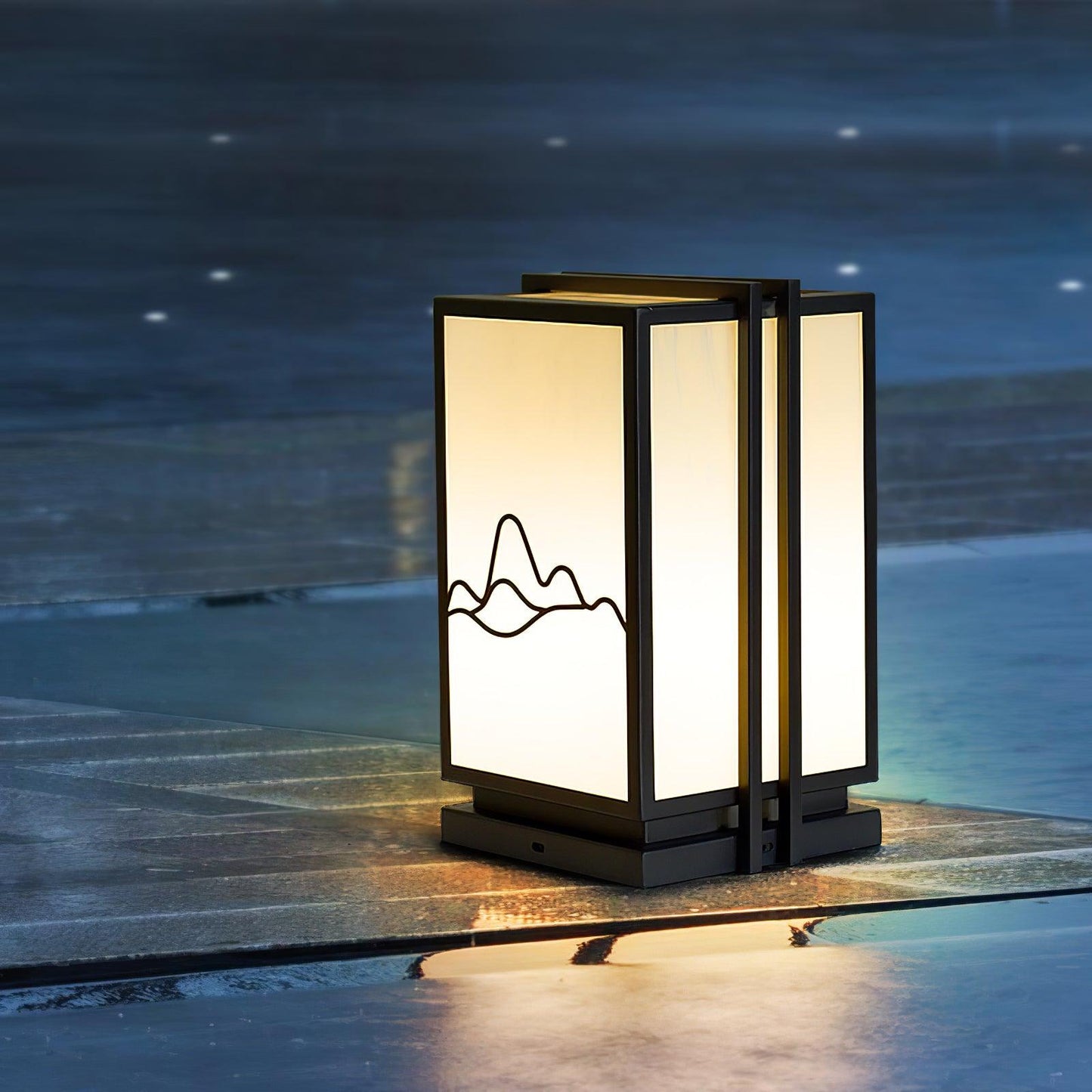 Mountain Exterior lamp Outdoor Post Light