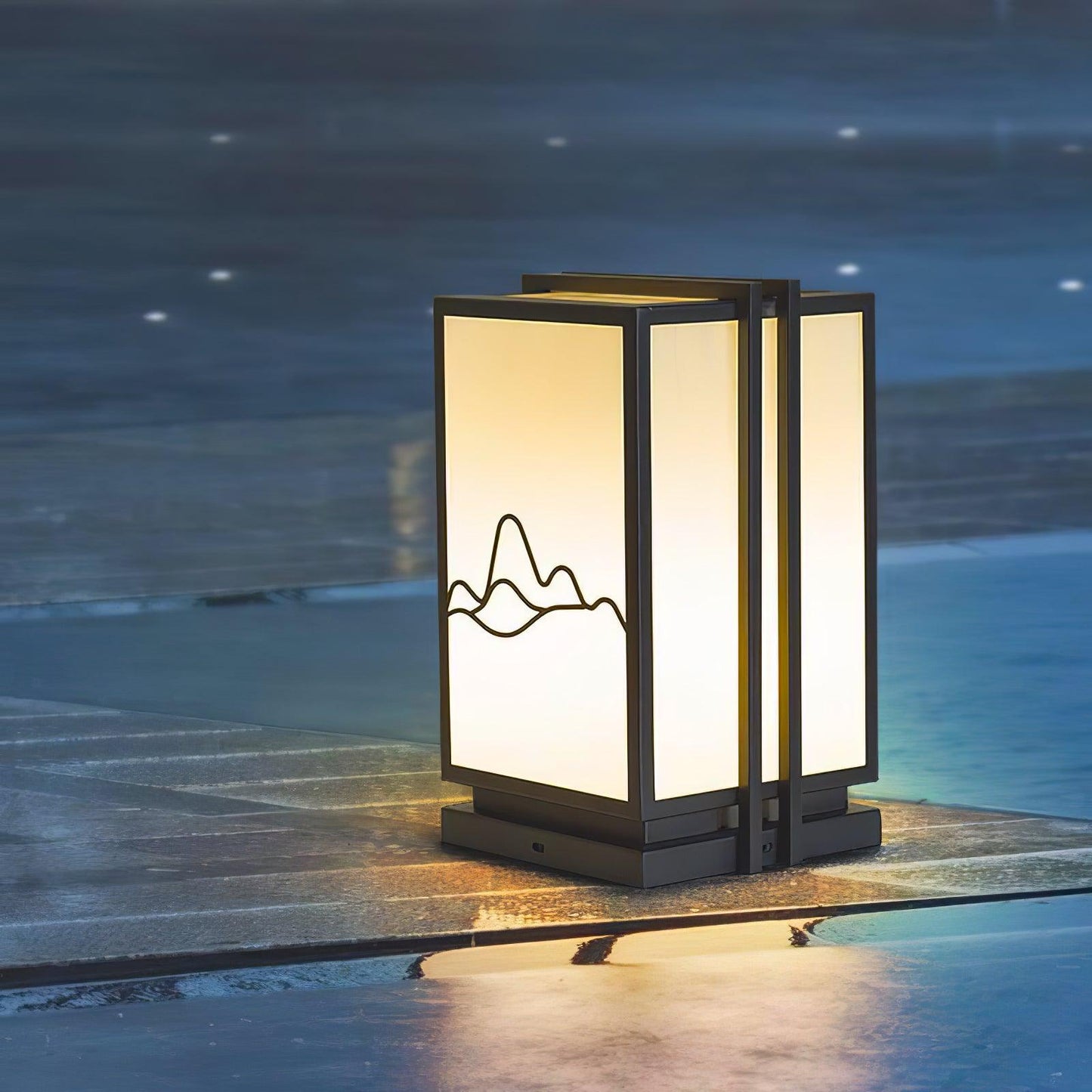 Mountain Exterior lamp Outdoor Post Light