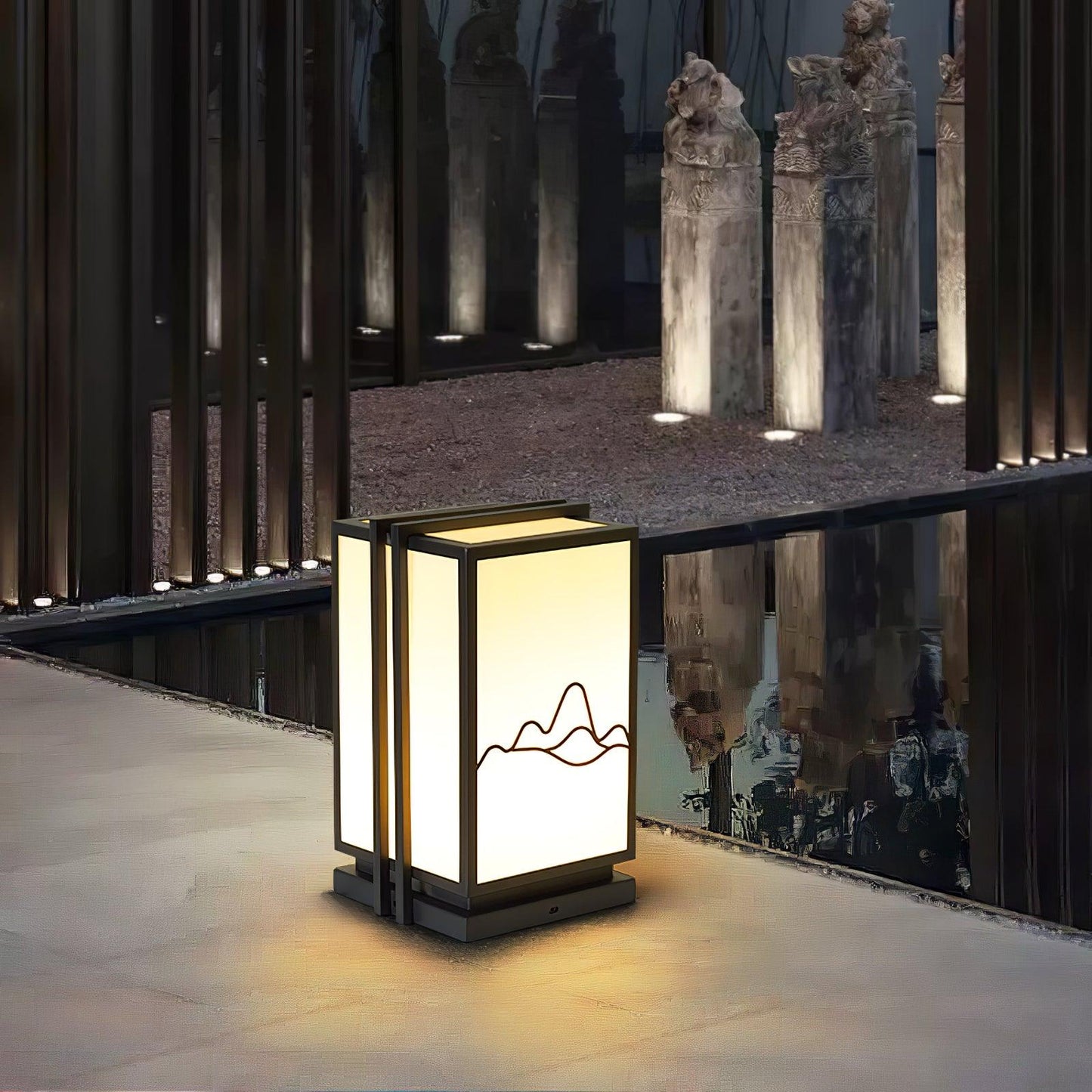 Mountain Exterior lamp Outdoor Post Light