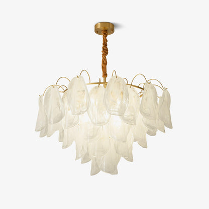 Multi Tier Cloud Glass Droplight Pendant Light