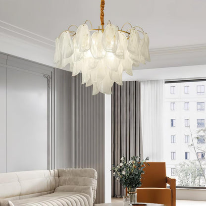 Multi Tier Cloud Glass Droplight Pendant Light
