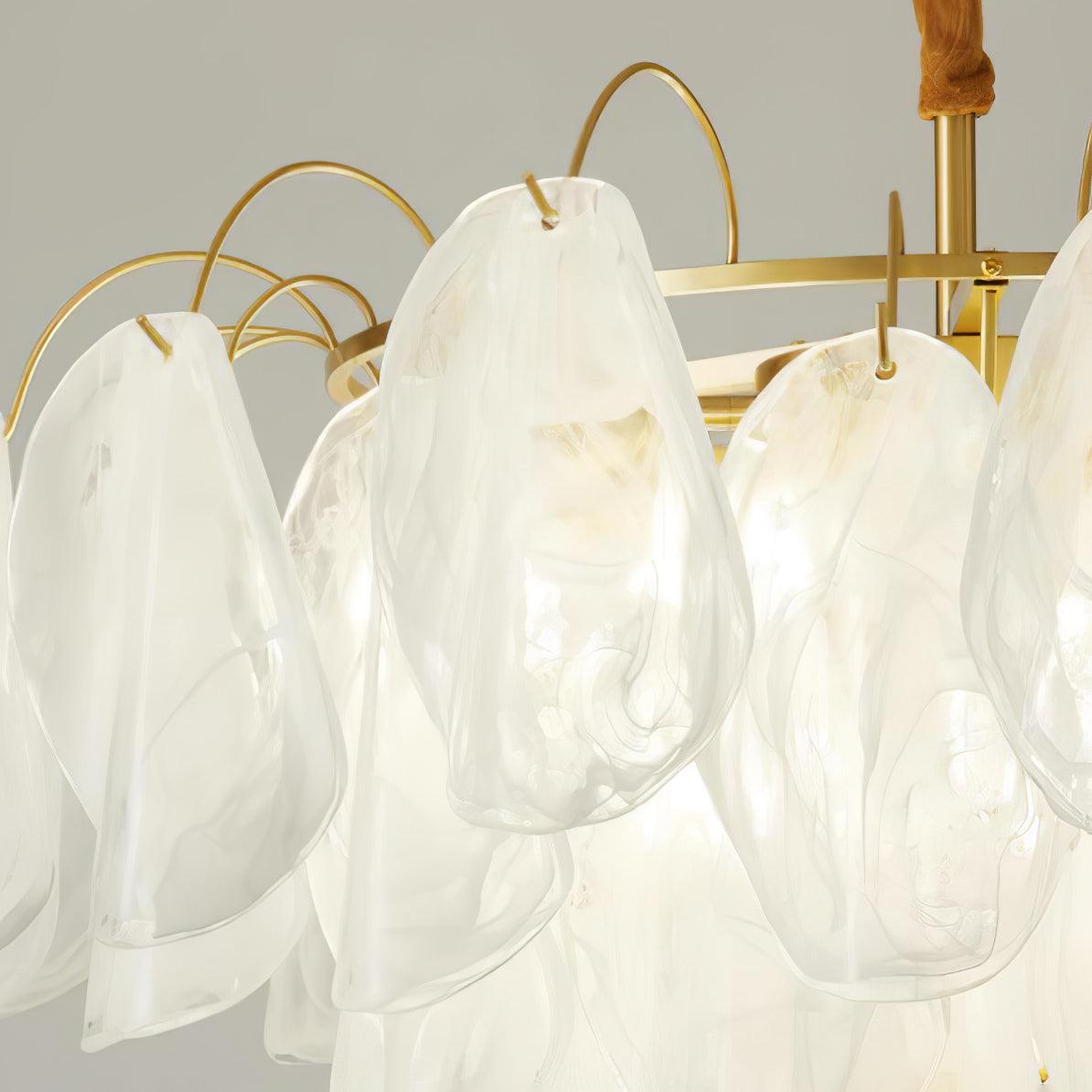Multi Tier Cloud Glass Droplight Pendant Light