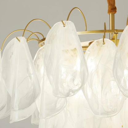 Multi Tier Cloud Glass Droplight Pendant Light