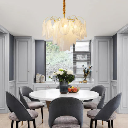 Multi Tier Cloud Glass Droplight Pendant Light