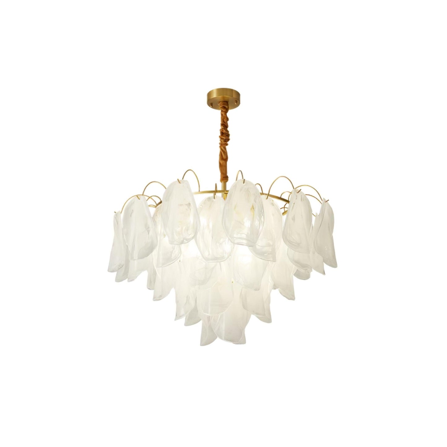 Multi Tier Cloud Glass Droplight Pendant Light