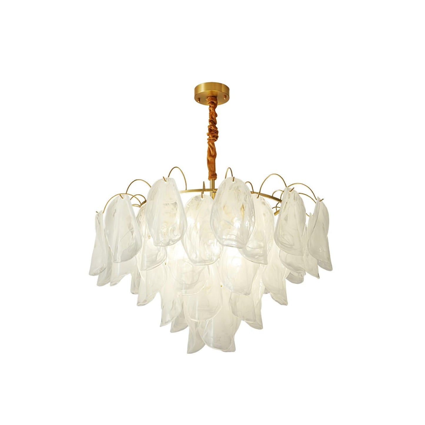 Multi Tier Cloud Glass Droplight Pendant Light