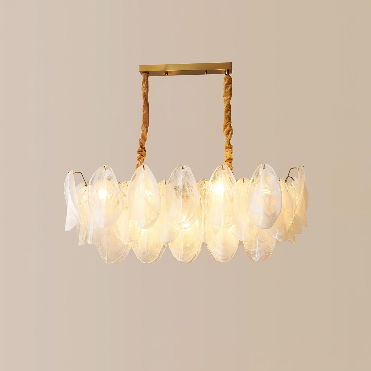 Multi Tier Cloud Glass Droplight Pendant Light