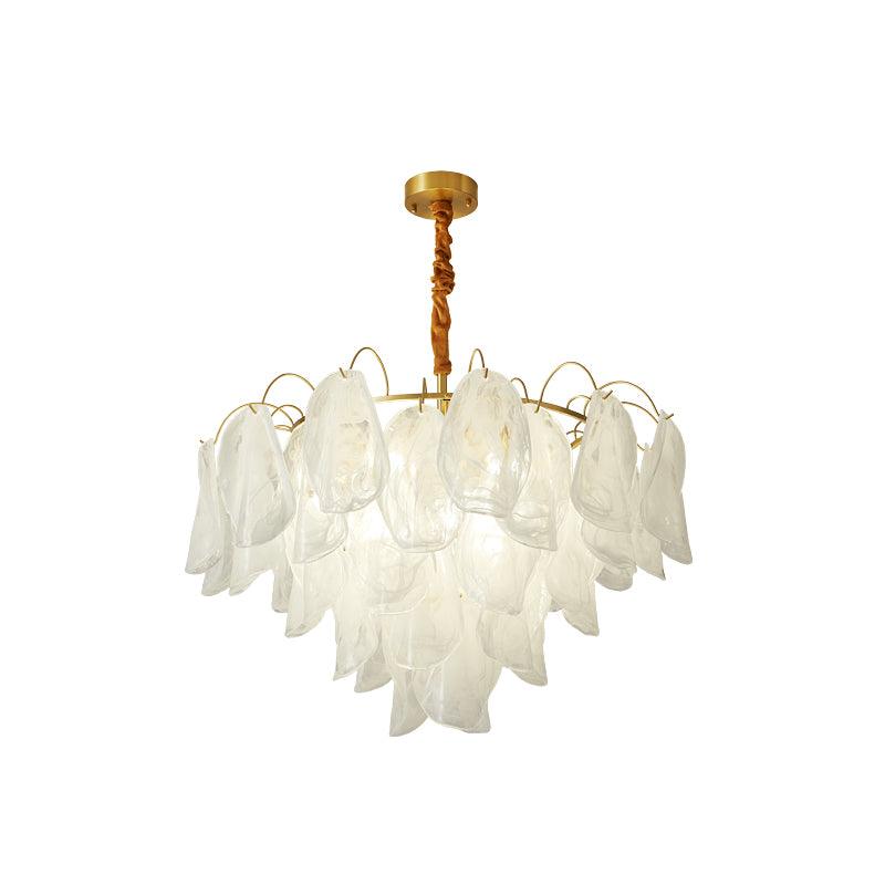 Multi Tier Cloud Glass Droplight Pendant Light