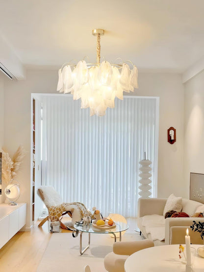 Multi Tier Cloud Glass Droplight Pendant Light