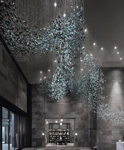 Multicolor Crystal Stone Candelabrum Chandelier