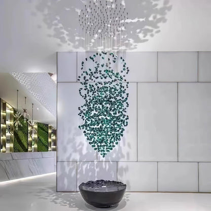 Multicolor Crystal Stone Candelabrum Chandelier