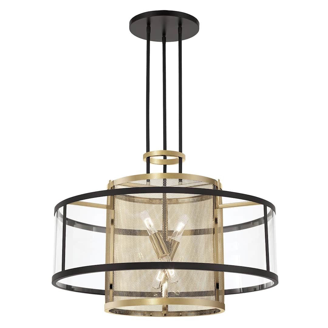 Soho 4 Light 30" Wide Abstract Chandelier