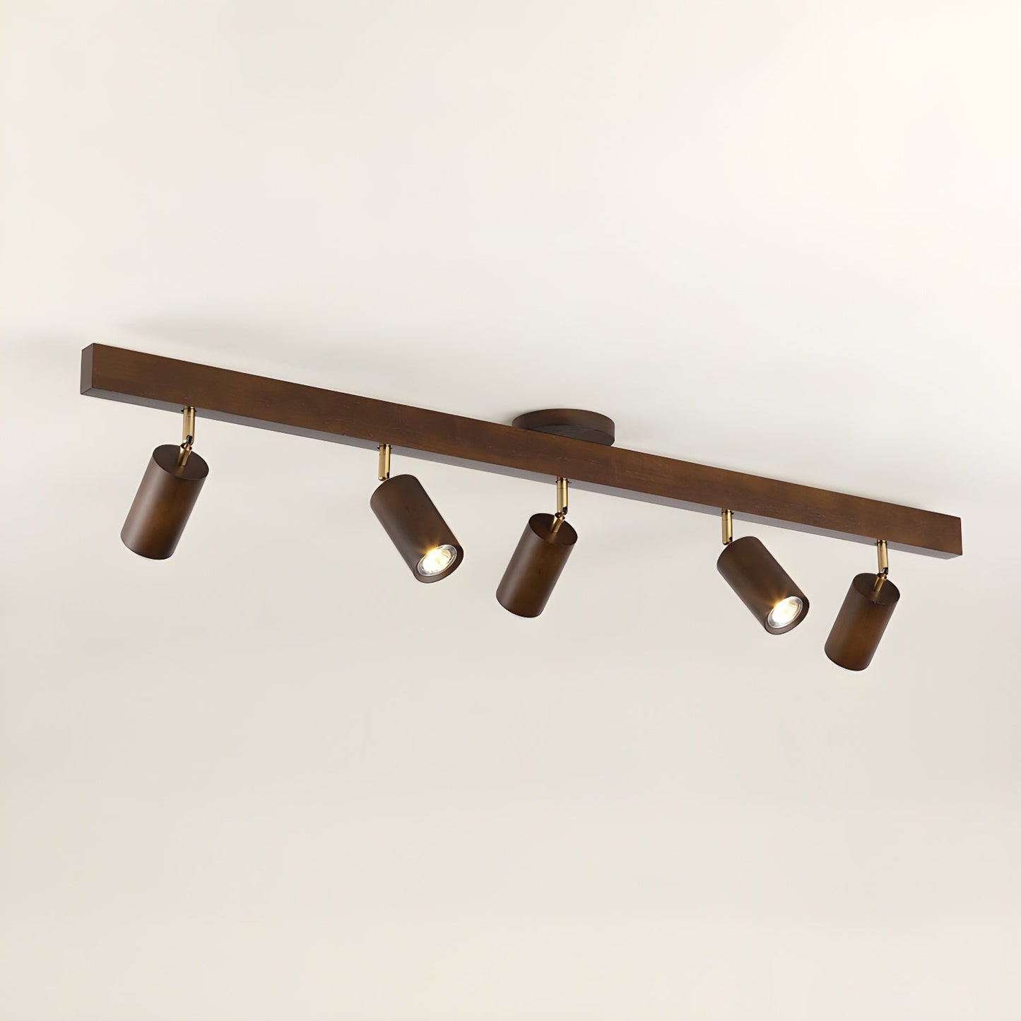 Natural Wood Beam Ceiling-mounted light Spotlight Light