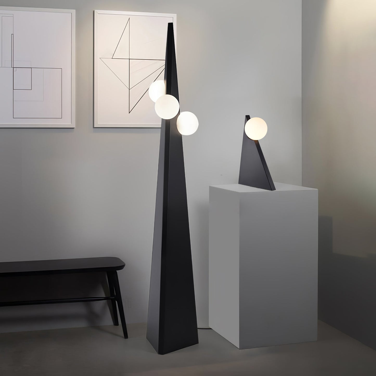 Noir Roy Reading Lamp Floor Lamp