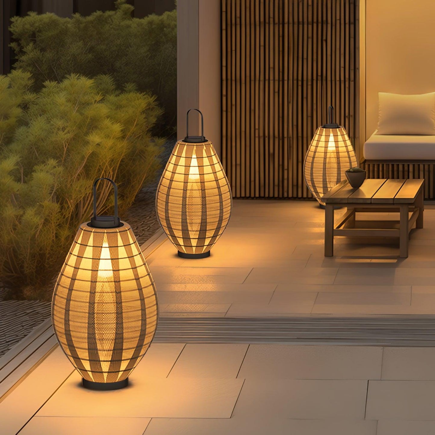 Oasis Mesh Beacon Floodlight Outdoor Lamp