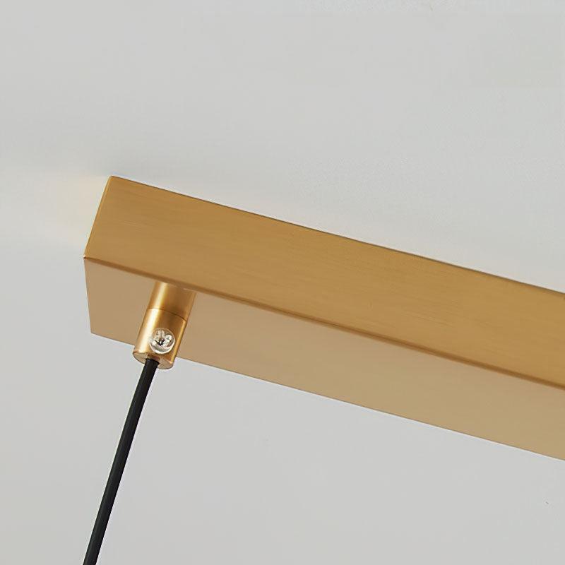 Octagonal Glass Bowl Electrolier Chandelier