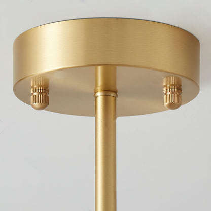 Octagonal Glass Bowl Electrolier Chandelier