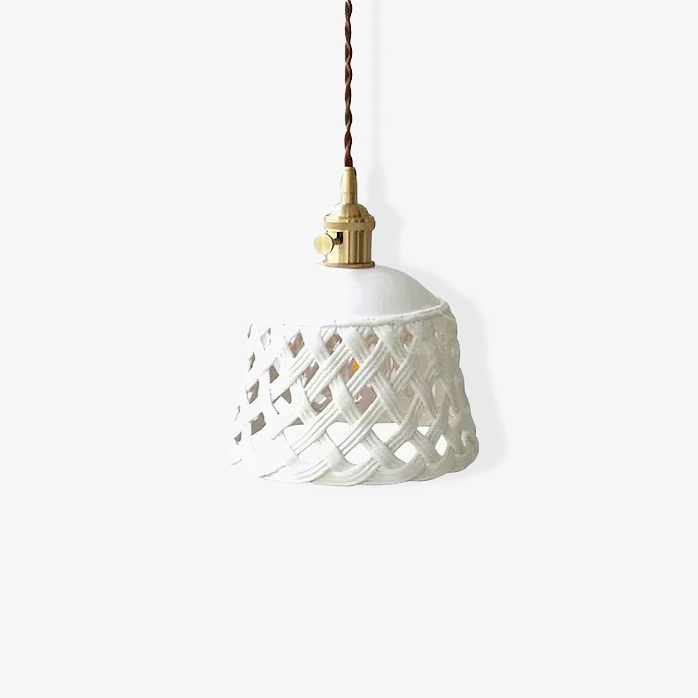 Openwork Ceramic Hanging light Pendant Lamp
