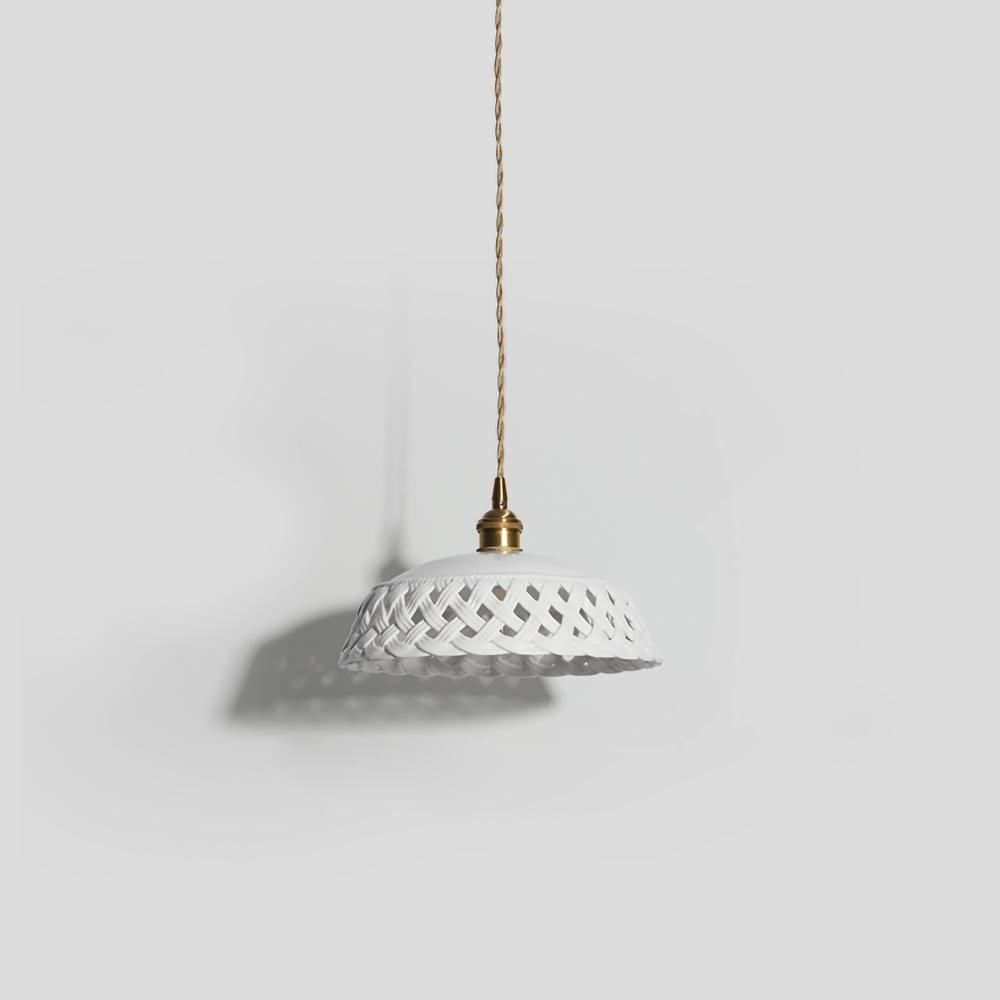 Openwork Ceramic Hanging light Pendant Lamp
