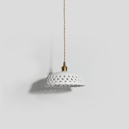 Openwork Ceramic Hanging light Pendant Lamp