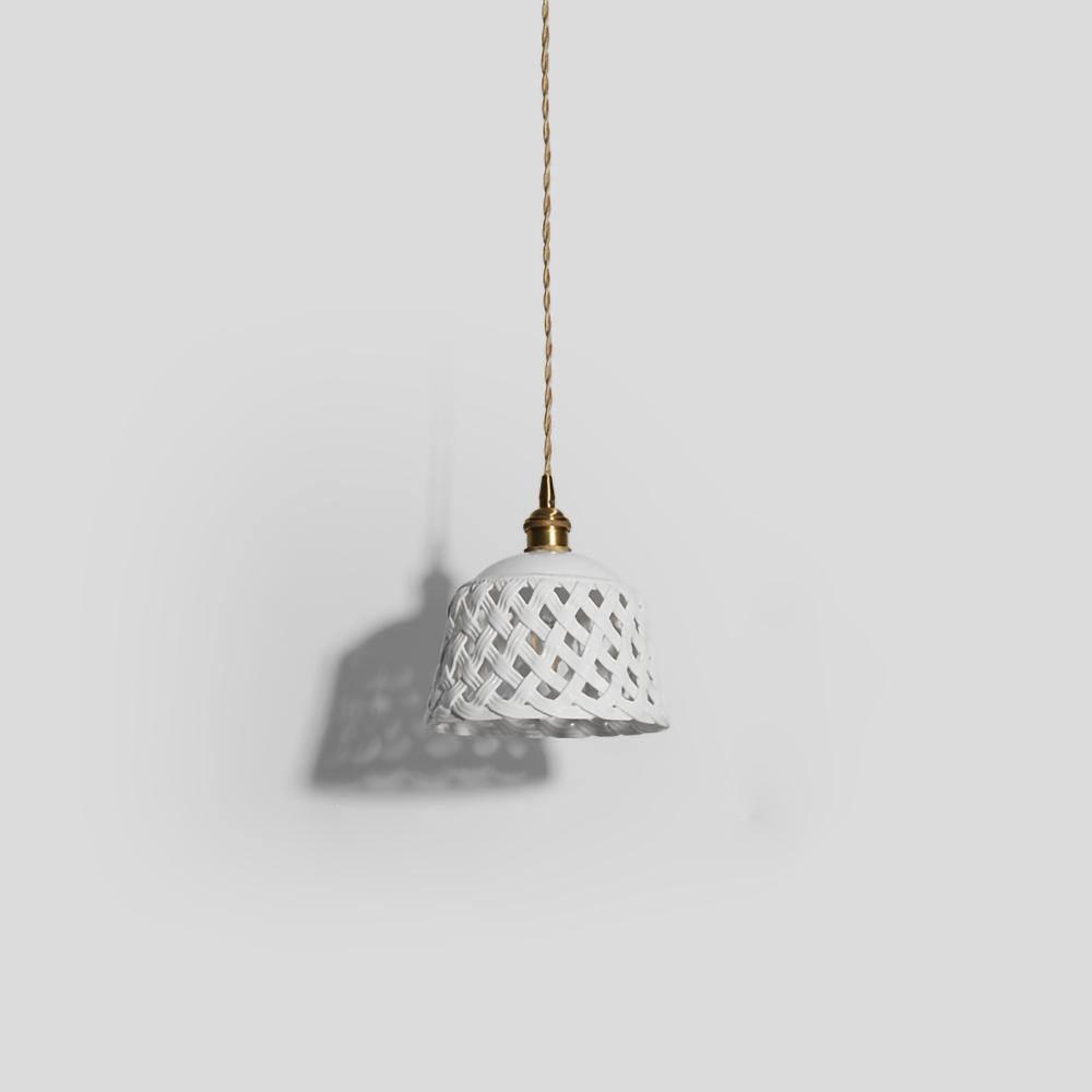 Openwork Ceramic Hanging light Pendant Lamp