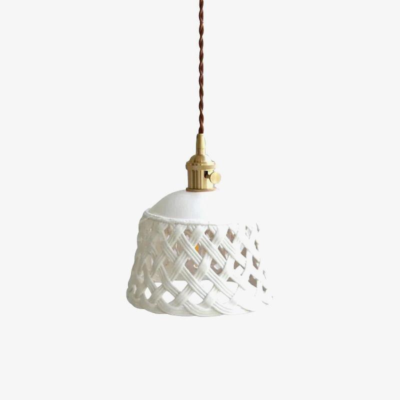 Openwork Ceramic Hanging light Pendant Lamp