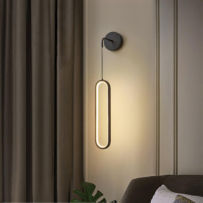 Oval LED Brass Wall light Wall Lamp