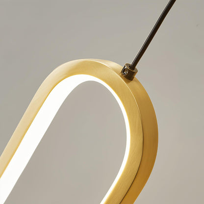 Oval LED Brass Wall light Wall Lamp