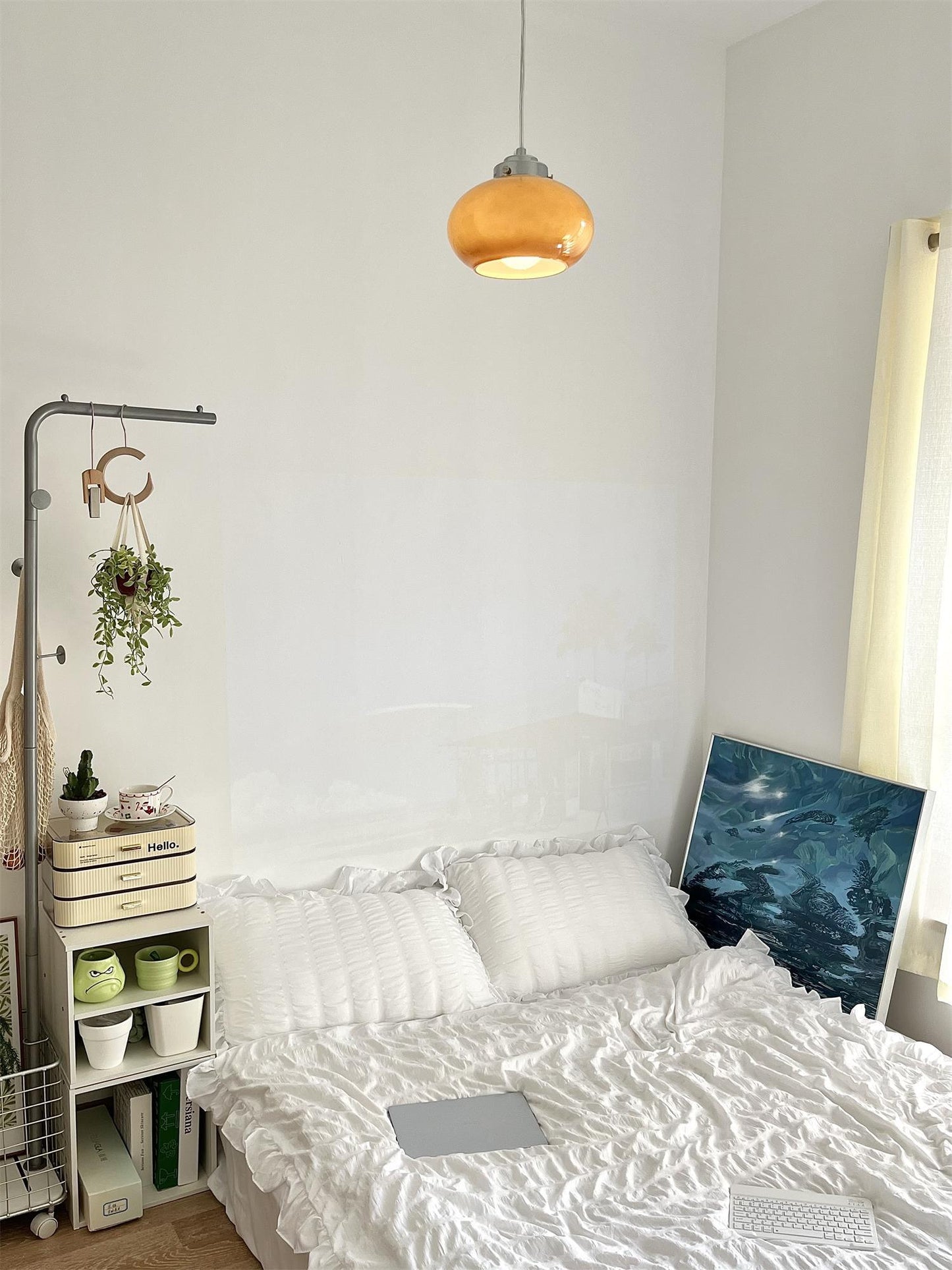 Oval Persimmon Drop light Pendant Light