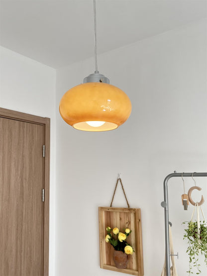 Oval Persimmon Drop light Pendant Light