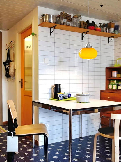 Oval Persimmon Drop light Pendant Light