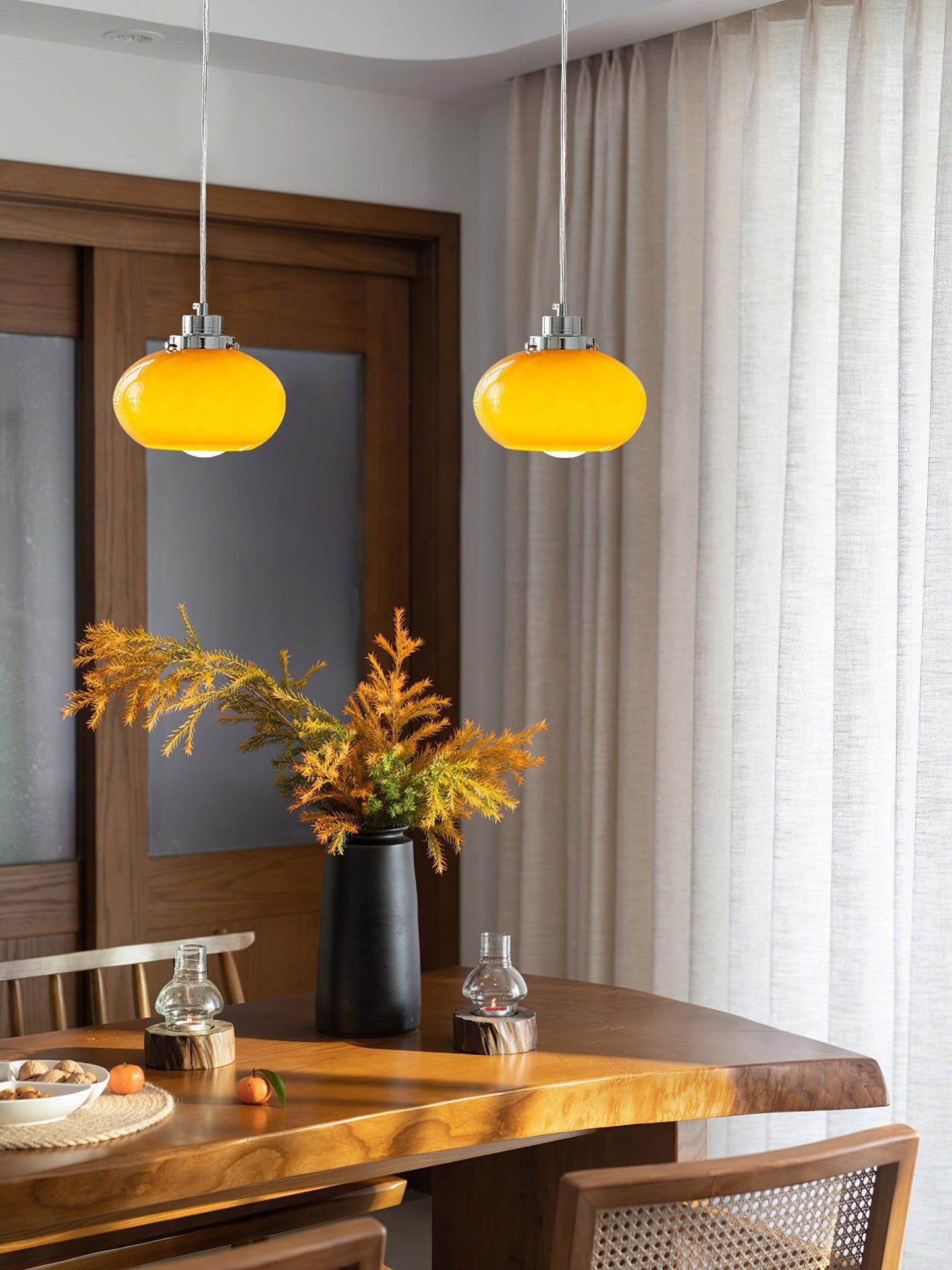 Oval Persimmon Drop light Pendant Light