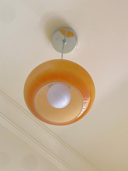 Oval Persimmon Drop light Pendant Light