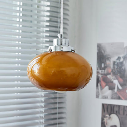 Oval Persimmon Drop light Pendant Light