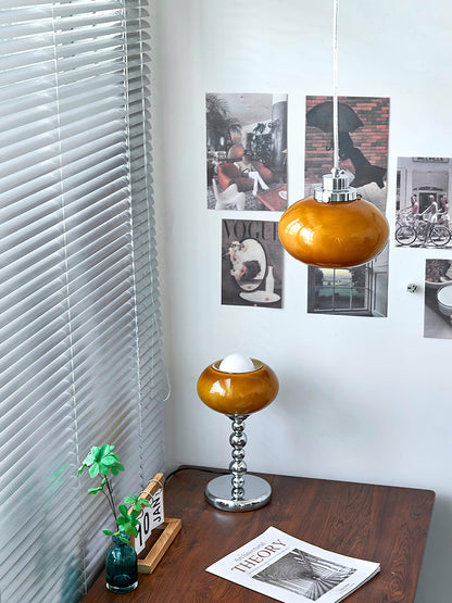 Oval Persimmon Drop light Pendant Light