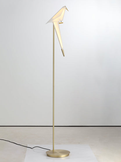 Paper Crane Bird Torchiere Lamp Floor Lamp