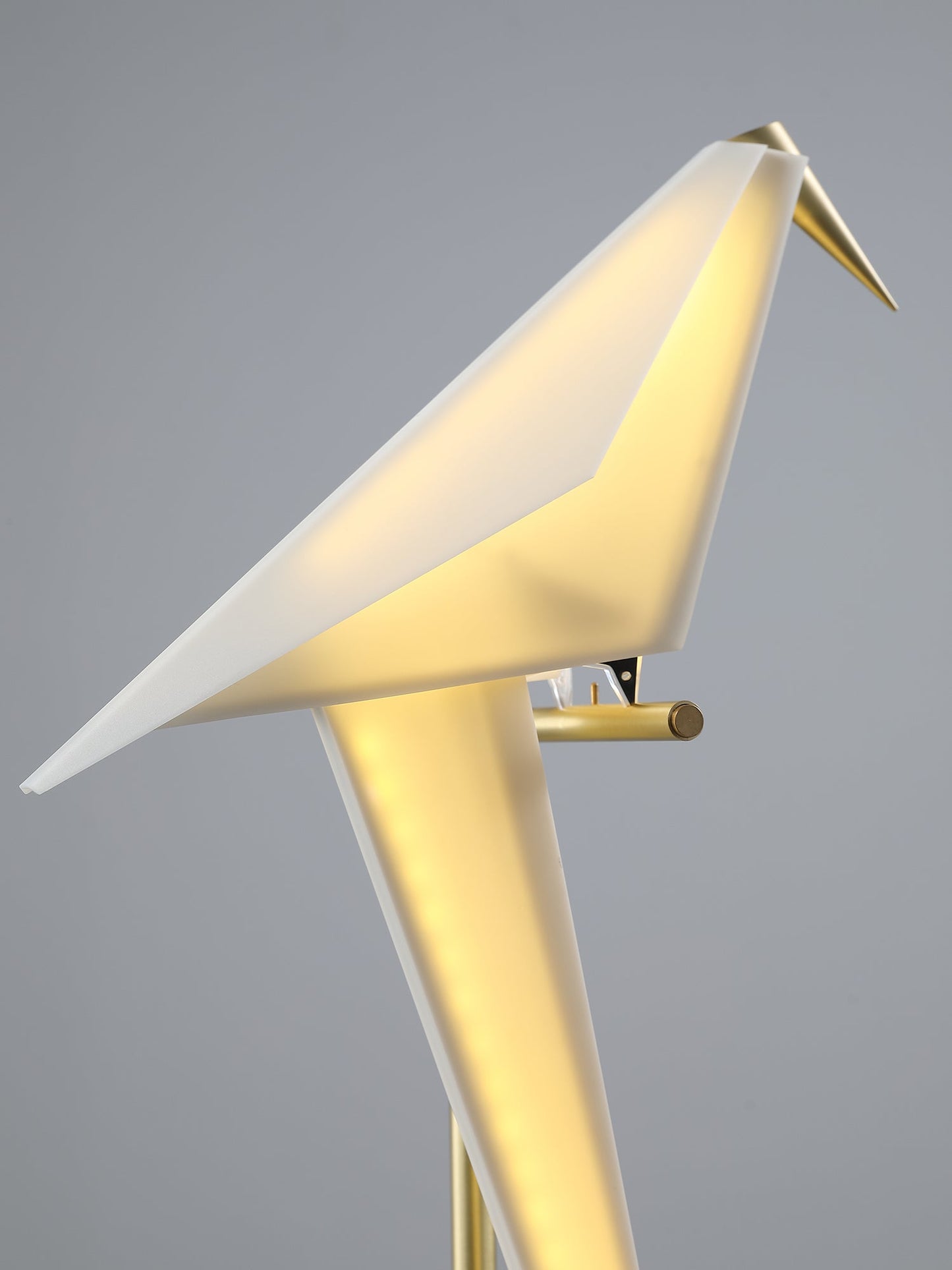Paper Crane Bird Torchiere Lamp Floor Lamp