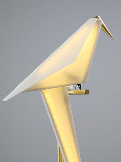 Paper Crane Bird Torchiere Lamp Floor Lamp