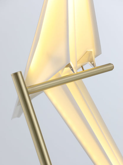 Paper Crane Bird Torchiere Lamp Floor Lamp
