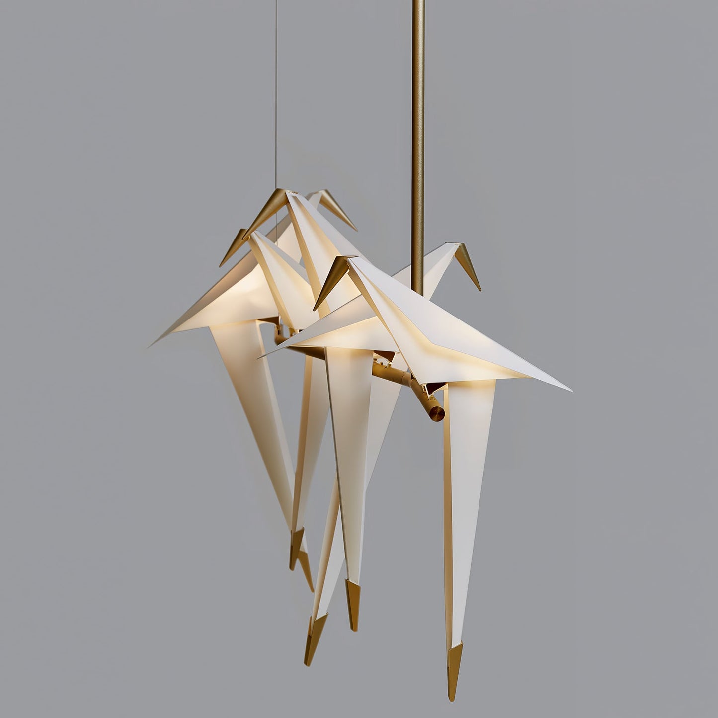 Paper Crane Bird LED Pendant light Chandelier