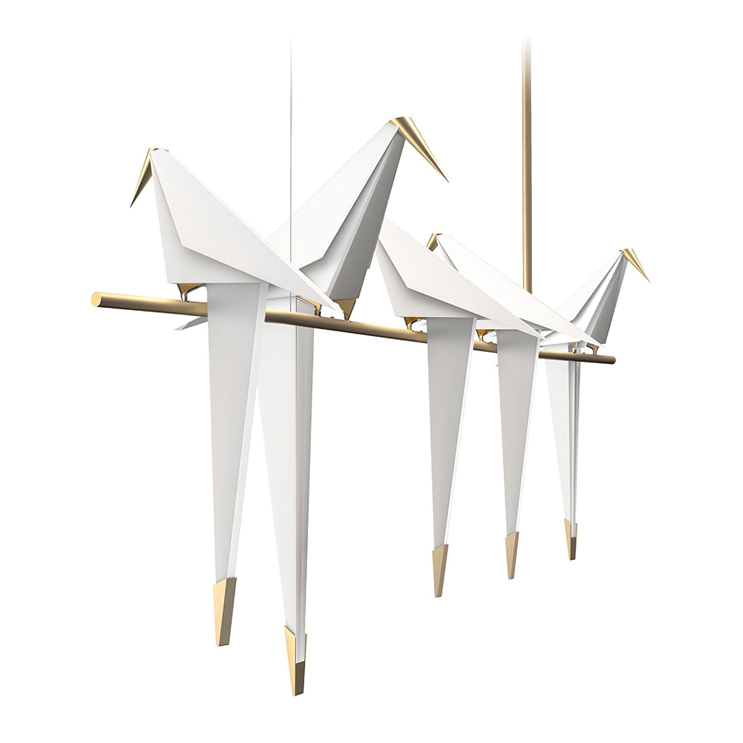 Paper Crane Bird LED Pendant light Chandelier