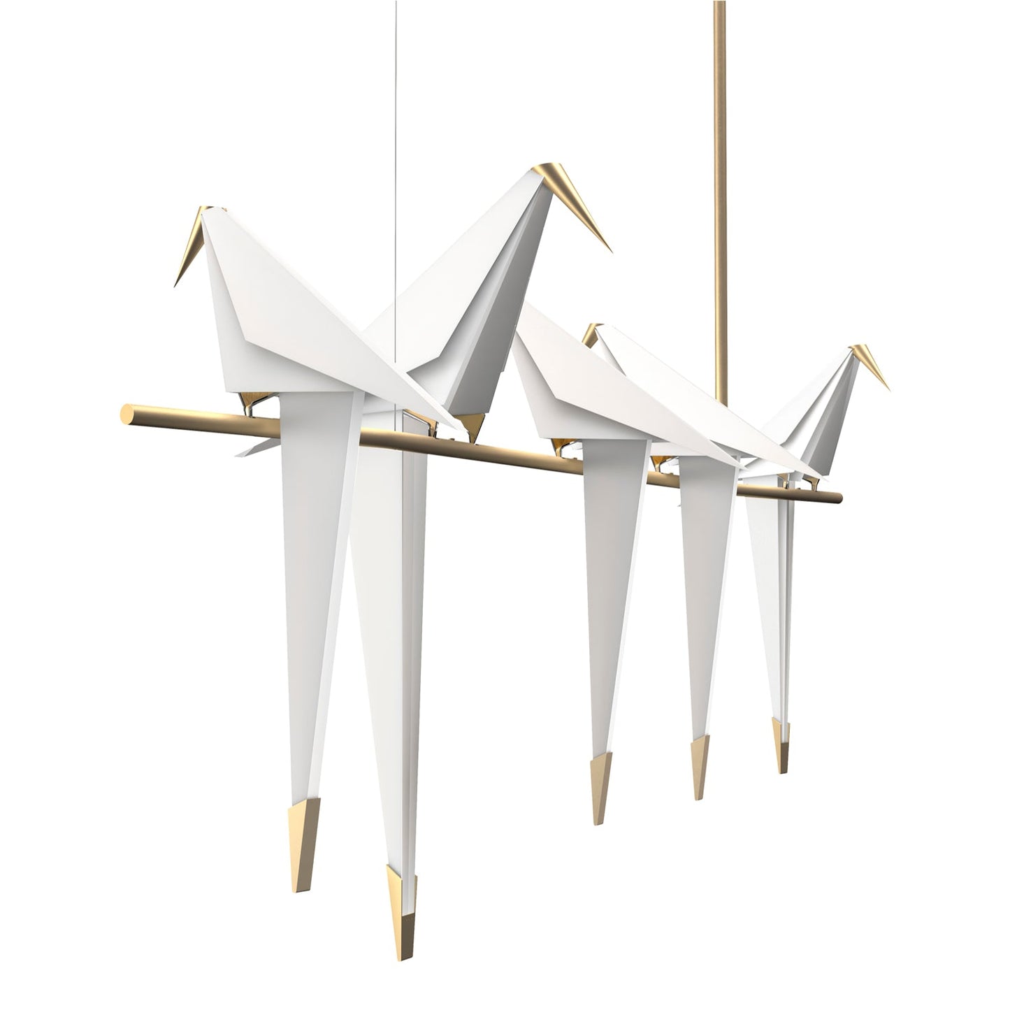 Paper Crane Bird LED Pendant light Chandelier
