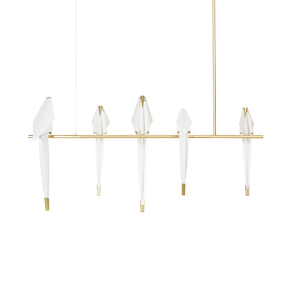 Paper Crane Bird LED Pendant light Chandelier