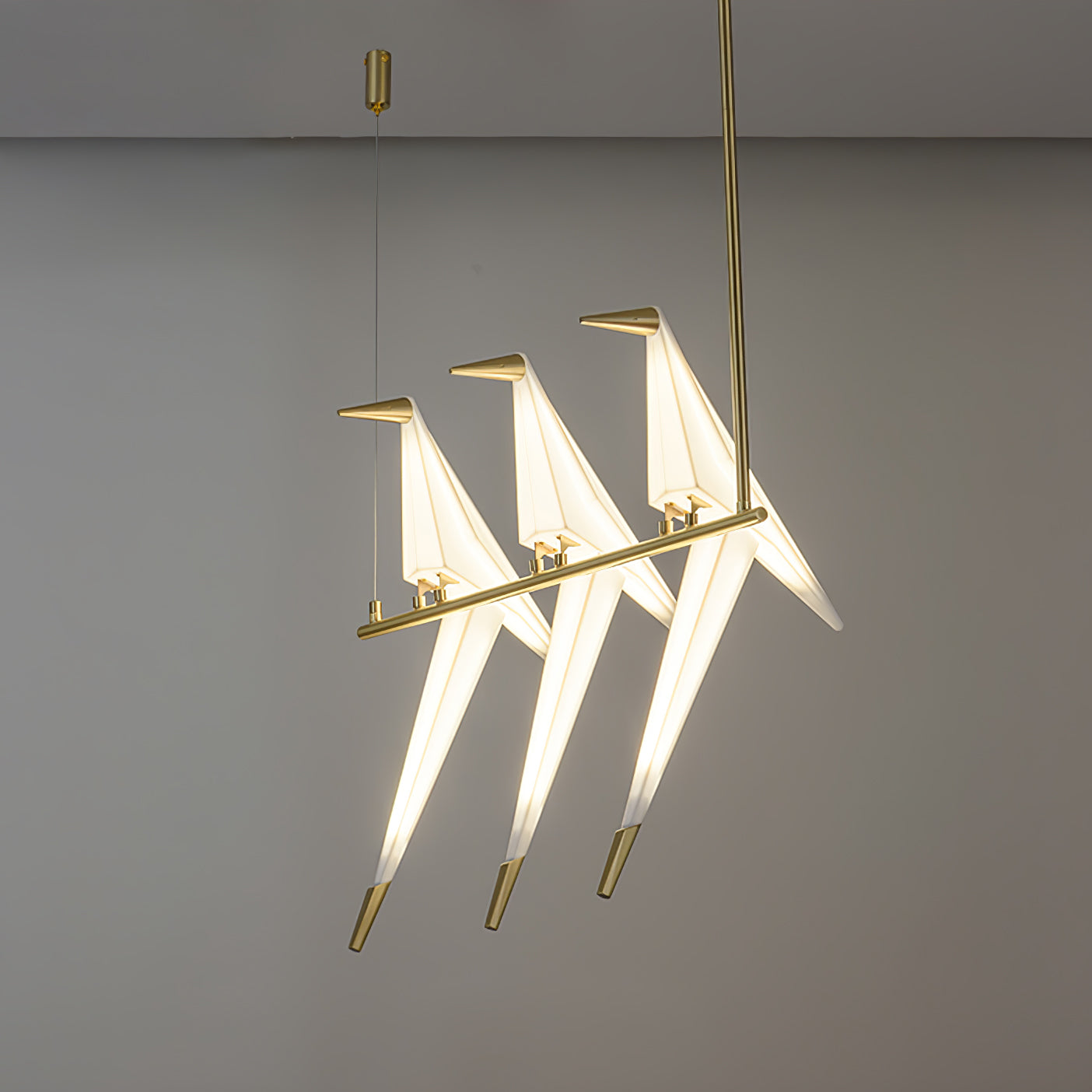 Paper Crane Bird LED Pendant light Chandelier