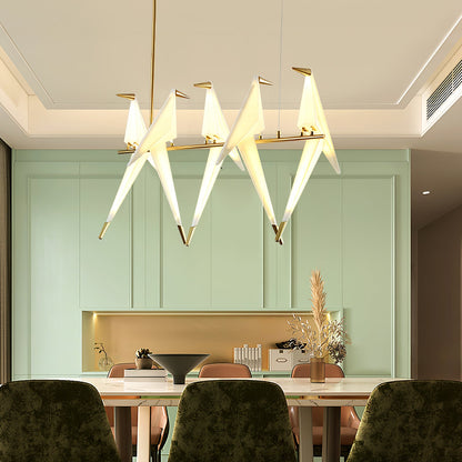 Paper Crane Bird LED Pendant light Chandelier